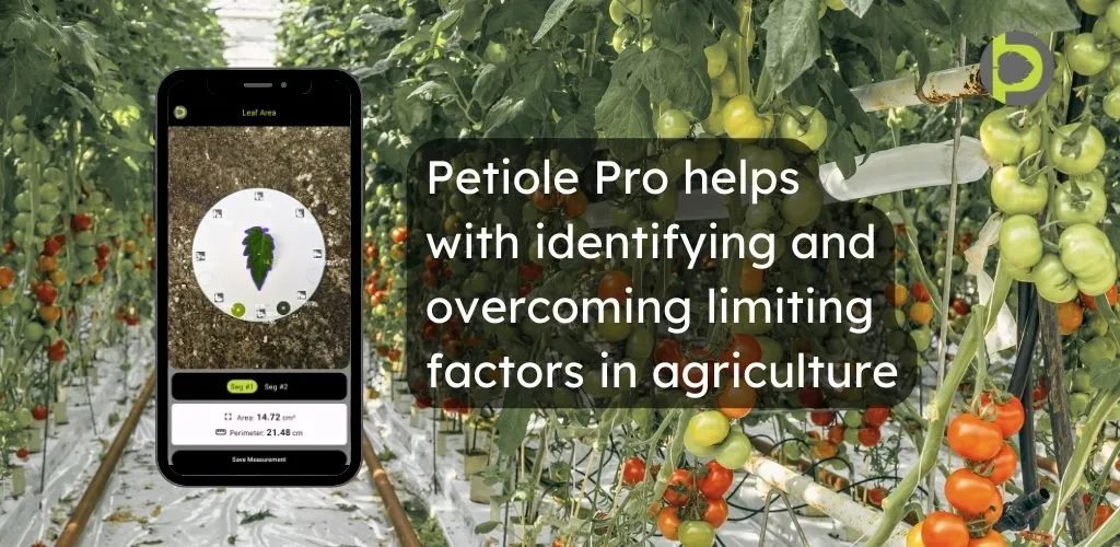 Petiole Pro helps with identifying and overcoming limiting factors in agriculture