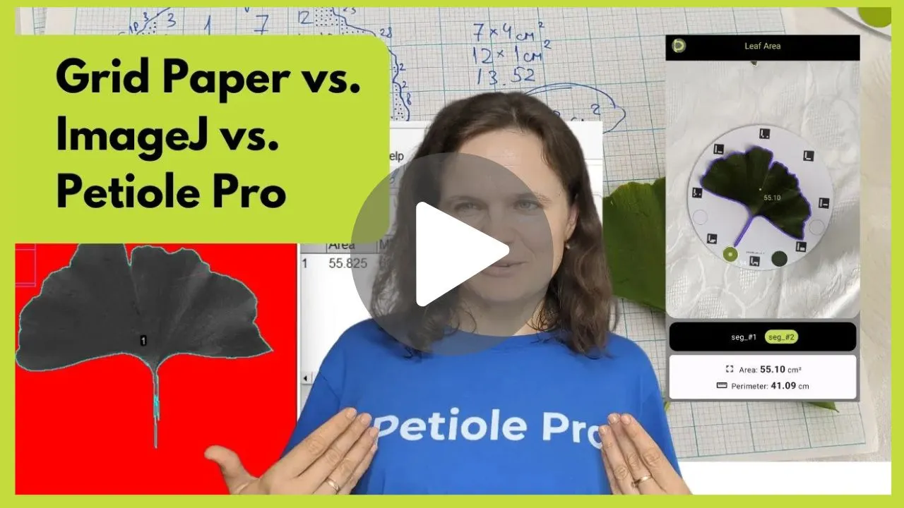 Battle of the Tools: Grid Paper vs. ImageJ vs. Petiole Pro - Which Is Better for Plant Analysis?