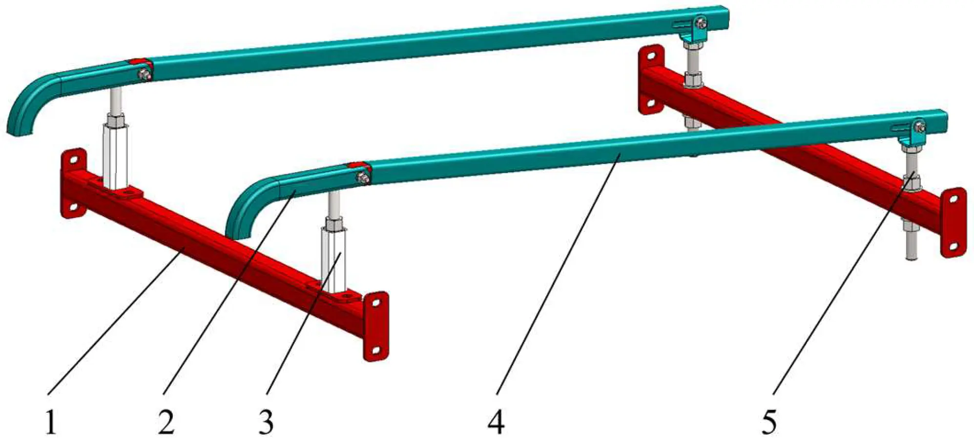 Grading unit slide mechanism